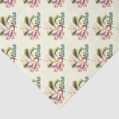 Papier Mousseline Aloha Plumeria (Détail)