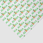 Papier Mousseline ALOHA Tropical Island Hawaiian Pineapple Hawaii (Détail)