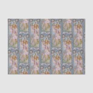 Papier Mousseline Alphonse Maria Mucha – Jugendstil Art nouveau DIY