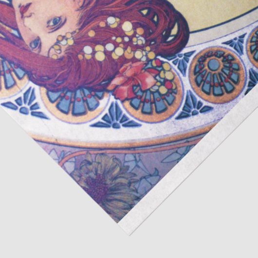 Papier Mousseline Alphonse Mucha (Détail)