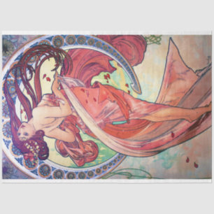 Papier Mousseline Alphonse Mucha