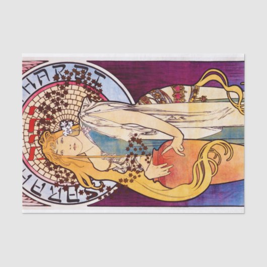Papier Mousseline Alphonse Mucha (Recto)