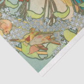 Papier Mousseline Alphonse Mucha Art Déco Déco Art Nouveau (Détail)