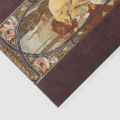 Papier Mousseline Alphonse Mucha, le repos de la nuit (Détail)