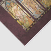 Papier Mousseline Alphonse Mucha, Le Temps du Jour (Détail)