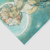 Papier Mousseline Alphonse Mucha Lune Clair De Lune Art Nouveau (Détail)