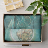 Papier Mousseline Alphonse Mucha Lune Clair De Lune Art Nouveau (Cadeau)