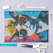 Papier Mousseline Altesse royale du chat12 (Artisanat)