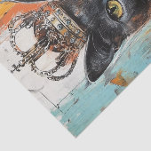 Papier Mousseline Altesse royale du chat15 (Détail)