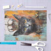 Papier Mousseline Altesse royale du chat15 (Artisanat)