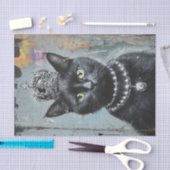 Papier Mousseline Altesse royale du chat17 (Artisanat)