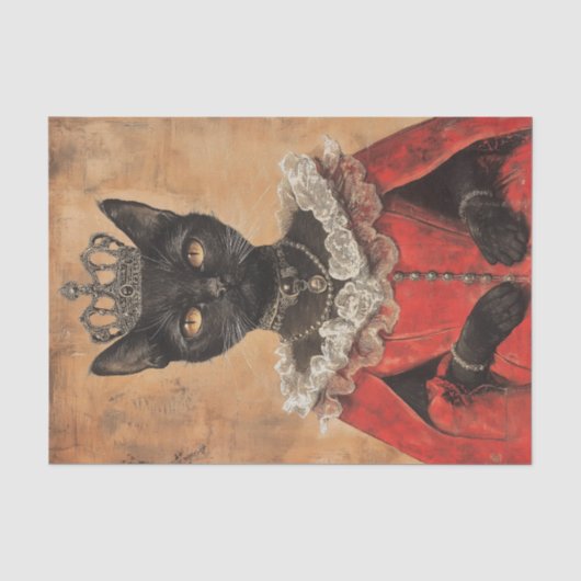 Papier Mousseline Altesse royale du chat2 (Recto)