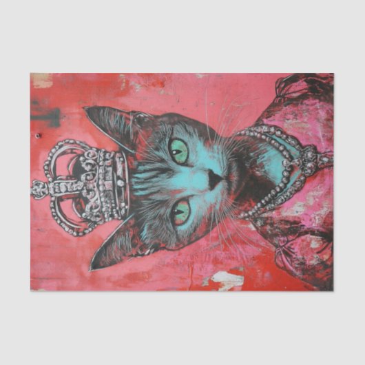 Papier Mousseline Altesse royale du chat5 (Recto)