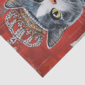 Papier Mousseline Altesse royale du chat8 (Détail)