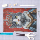 Papier Mousseline Altesse royale du chat8 (Artisanat)