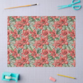 Papier Mousseline Amaryllis géant rouge de vacances (Artisanat)