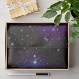 Papier Mousseline Amas de galaxies violettes Photo céleste