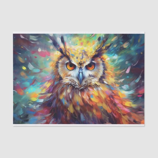 Papier Mousseline Amateurs de chouette Decoupage (Recto)