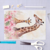 Papier Mousseline Amateurs de girafe de la jungle de découpage (Artisanat)