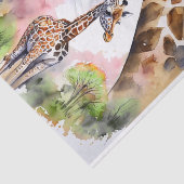 Papier Mousseline Amateurs de girafe de la jungle de découpage (Détail)