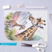 Papier Mousseline Amateurs de girafe de la jungle de découpage (Artisanat)