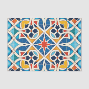 Papier Mousseline Amateurs de motif en carrelage arabe
