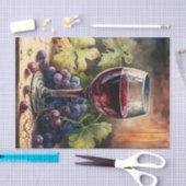 Papier Mousseline Amateurs de vin de découpage (Artisanat)