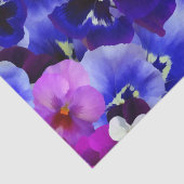 Papier Mousseline Ambiance florale (Détail)