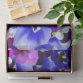 Papier Mousseline Ambiance florale (Cadeau)