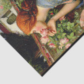 Papier Mousseline Âme du Rose Waterhouse Peinture (Détail)