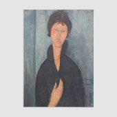Papier Mousseline Amedeo Modigliani - Femme aux yeux bleus