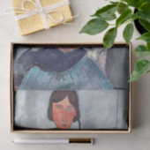Papier Mousseline Amedeo Modigliani - Femme tzigane avec bébé (Cadeau)