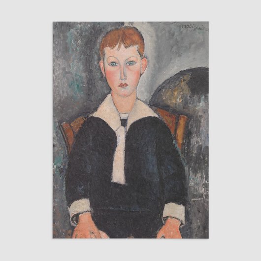 Papier Mousseline Amedeo Modigliani - Garçon en Sailor