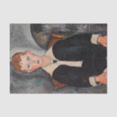 Papier Mousseline Amedeo Modigliani - Garçon en Sailor (Recto)