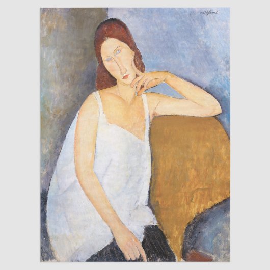 Papier Mousseline Amedeo Modigliani - Jeanne Hebuterne