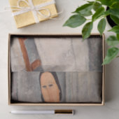 Papier Mousseline Amedeo Modigliani - Madame Hanka Zborowska Leaning (Cadeau)