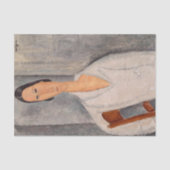 Papier Mousseline Amedeo Modigliani - Madame Hanka Zborowska Leaning (Recto)