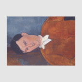 Papier Mousseline Amedeo Modigliani - Monsieur Deleu (Recto)