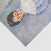 Papier Mousseline Amedeo Modigliani - Petite fille en bleu (Détail)