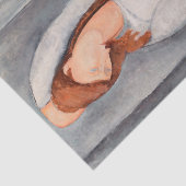 Papier Mousseline Amedeo Modigliani - Portrait Jeanne Hebuterne #1 (Détail)