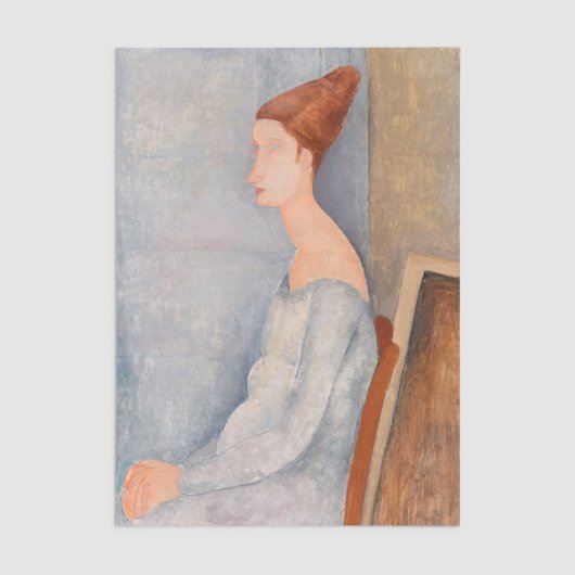 Papier Mousseline Amedeo Modigliani - Portrait Jeanne Hebuterne #3