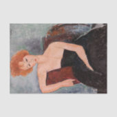 Papier Mousseline Amedeo Modigliani - Robe de soirée pour filles rou (Recto)