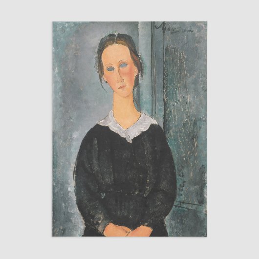 Papier Mousseline Amedeo Modigliani - Serveuse