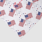 Papier Mousseline American Flags Thunder_Cove Patriotic 4th of July (Détail)