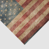 Papier Mousseline americana rustique, drapeau des Etats-Unis, (Détail)