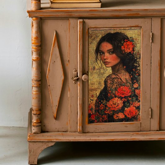 Papier Mousseline Amérique Latine - Découpage des femmes