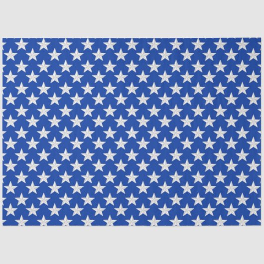 Papier Mousseline Amérique Red White et Blue Series Design 13 (Recto)