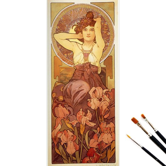 Papier Mousseline Amethyst par Alphonse Mucha
