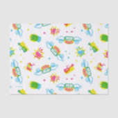 Papier Mousseline AMIS™ | Central Perk Neon Motif (Recto)