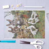 Papier Mousseline Amis de la ferme des ânes et des oies par Herbert  (Artisanat)